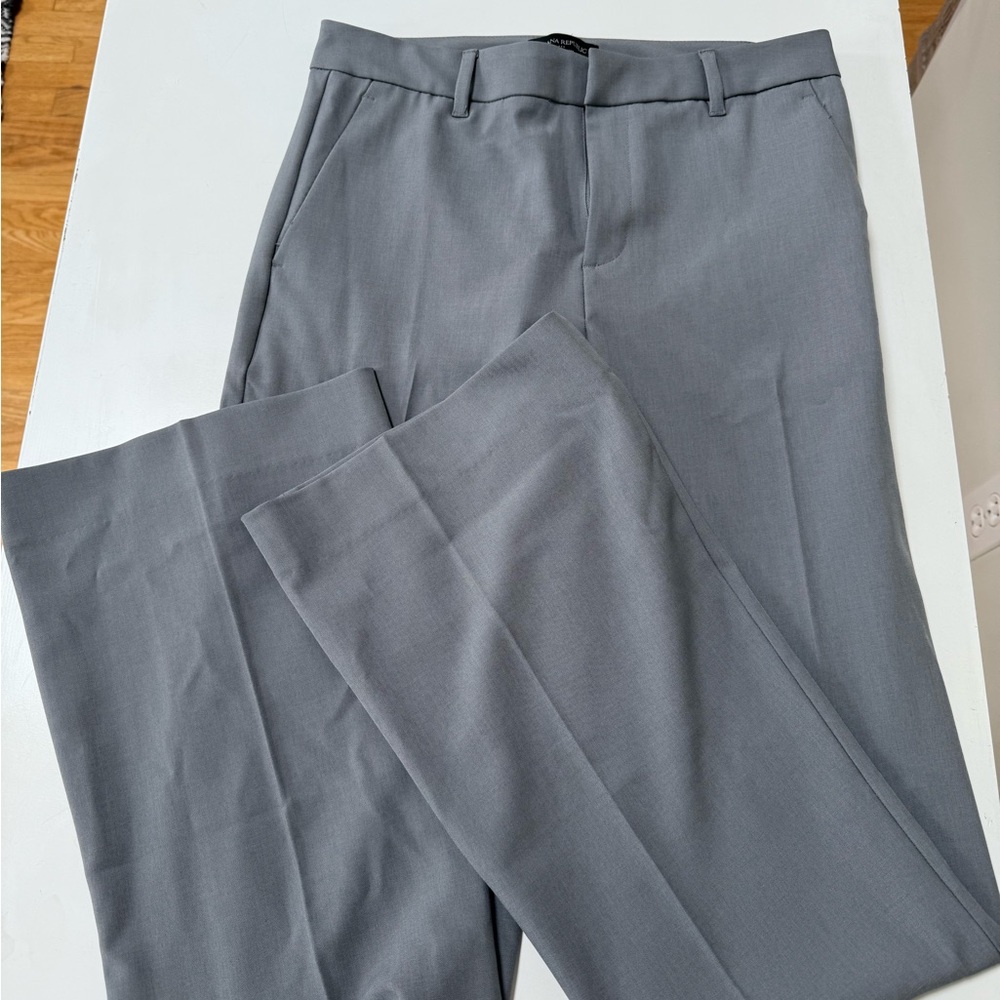 NWT Banana Republic Grey Sculpted Stretch Suit Pants
